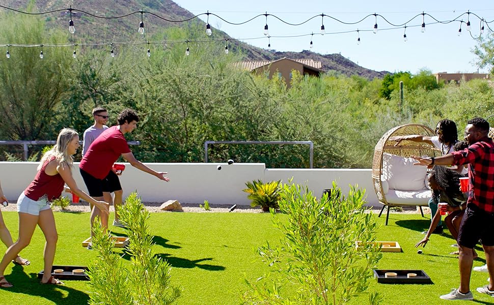 outdoor games, yard games, backyard games, bean bag toss, beach game, bean bag toss game