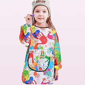 kids art smock painting aprons for toddlers artist smocks apron 