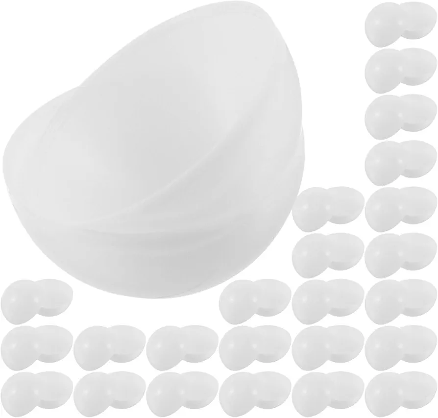 Vaguelly 40MM Openable Ball, 25Pcs Plastic Mini Raffle Drawing Balls for Entertainment, Activities, Game, Party, Arts and Craft