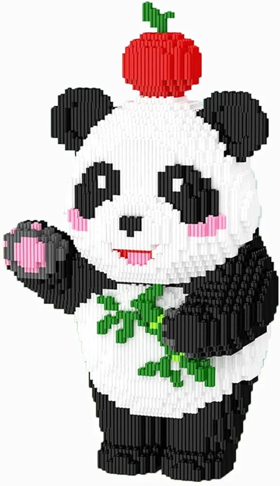 BDYDT Apple Panda Micro Building Blocks Set（7046PCS） Gift for Adults and Kids