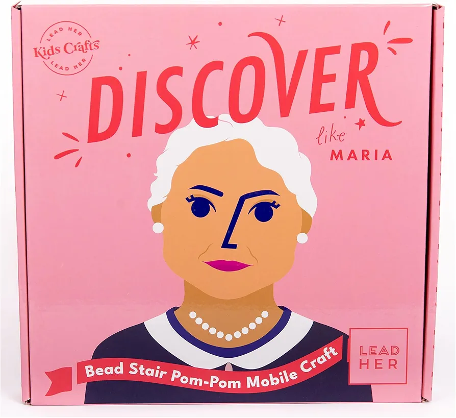 Discover Like Maria Bead Stair Pom-Pom Mobile Craft Kit