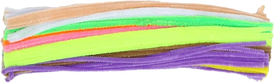 1 Set Bendable Toys Scrump Plush Toys for Kids Cleaner DIY Pompoms Stuffed Animals for Kids Twistable Stick Toy Kindergarten Craft Toys Wool Stick Pipeline Baby Set