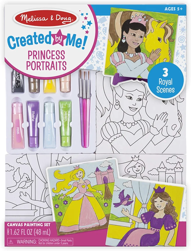 Melissa & Doug Canvas Painting Set - Princess