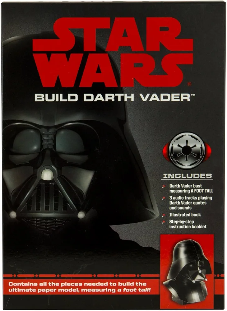 Lucas Films Build Your Own 3D Paper Figure from Star Wars - DIY Construction Kit for All Ages (Darth Vader)
