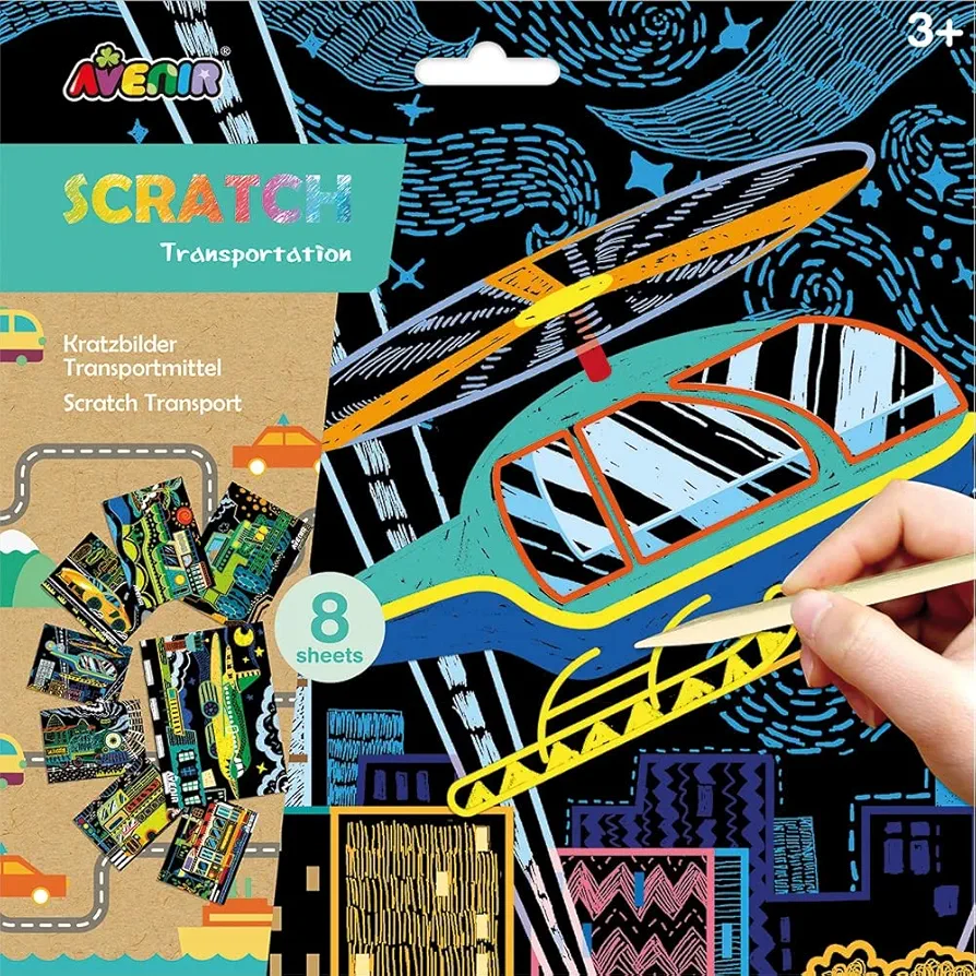 Avenir - Scratch Art - Transportation