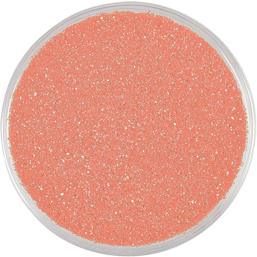 Coral Glitter Sand - 1 Lb. | Great Sand Art, Decorative Sand & Craft Sand, Perfect For Kids Activities, Arts & Crafts, Party Decorations, Party Supplies, Party Favors & More