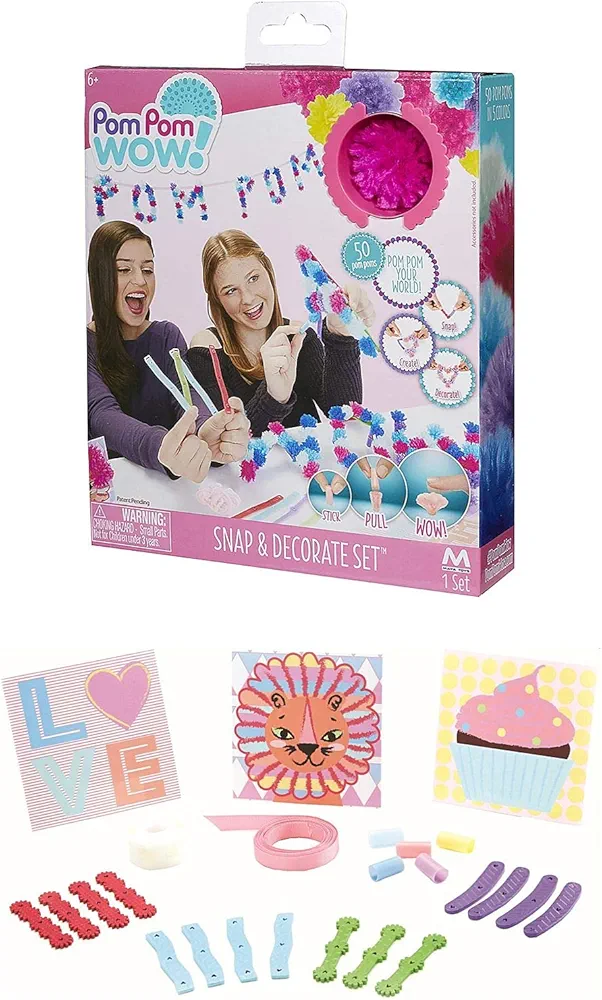 Pom Pom Wow! - Snap & Decorate Set