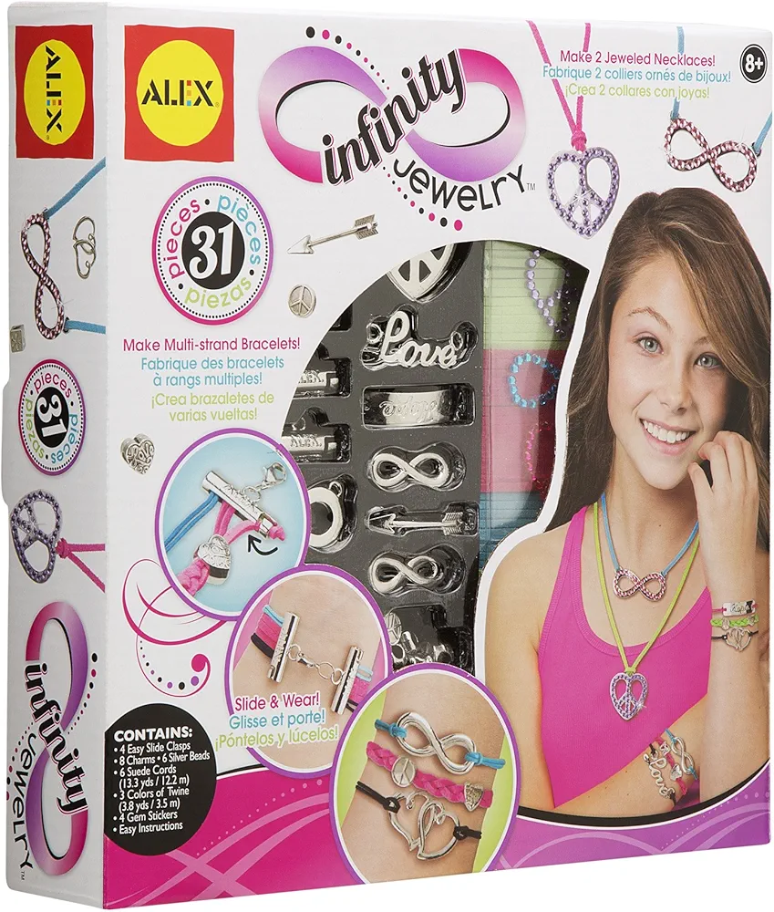 Alex DIY Wear Infinity Jewelry Kids Art and Craft Activity