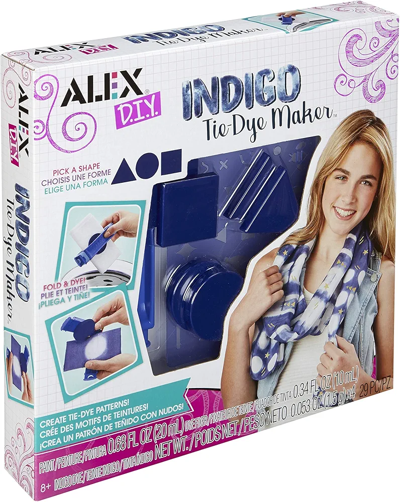 Alex DIY Indigio Tie Dye Maker Kit Kids Art and Craft Activity