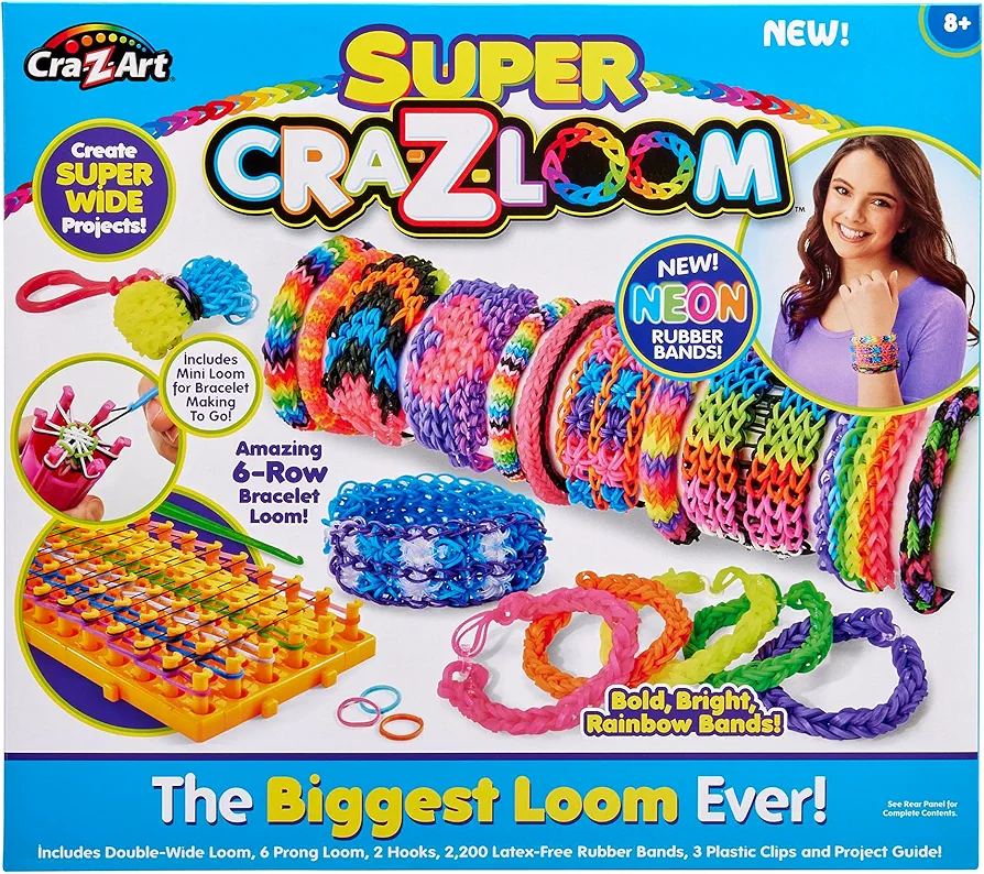 Cra-Z-loom Super Cra-Z-Loom W New Neon Bands