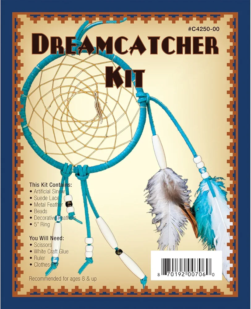 Realeather Crafts Dreamcatcher Kit, 5-Inch, Natural