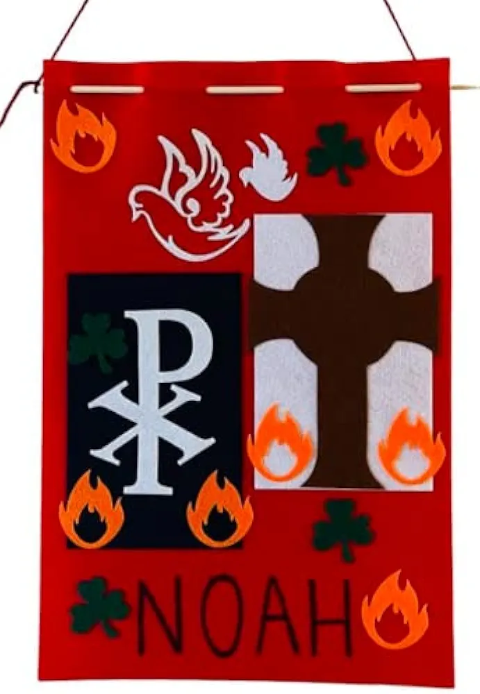 Westmon Works Confirmation Banner Kit for Boys or Girls Arts and Craft Irish Edition Do It Yourself Door or Pew Hanging Set