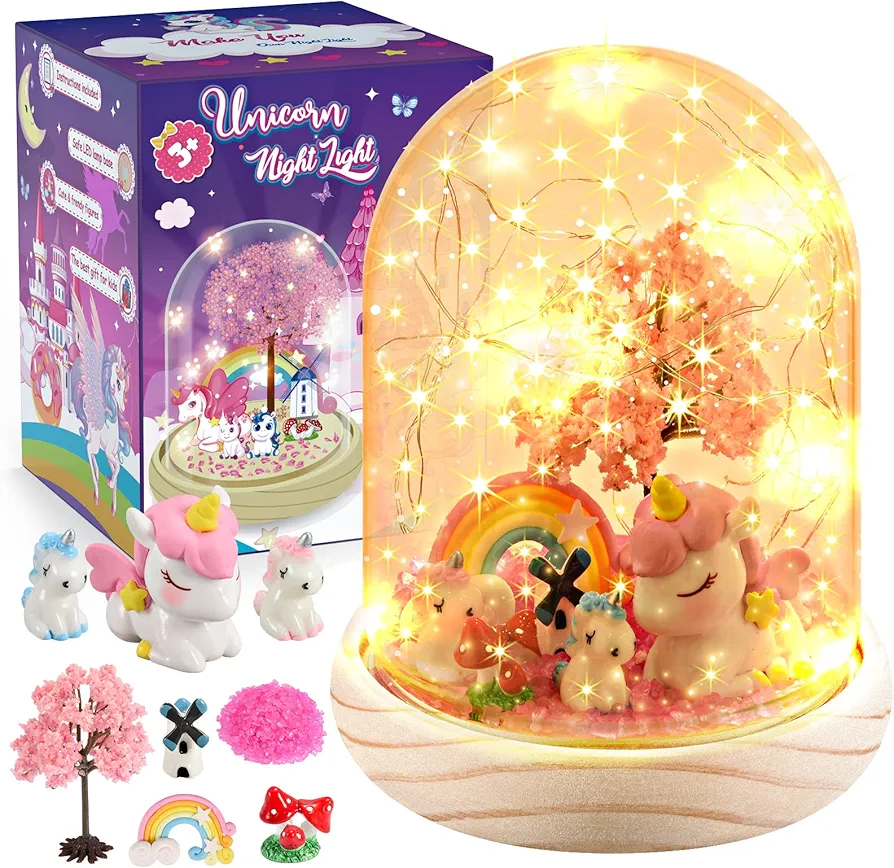 SYOKZEY Unicorn Craft Kits for Kids Age 3-8 - Handmade Toys & Games for Girls - Halloween & Christmas Stocking Stuffers