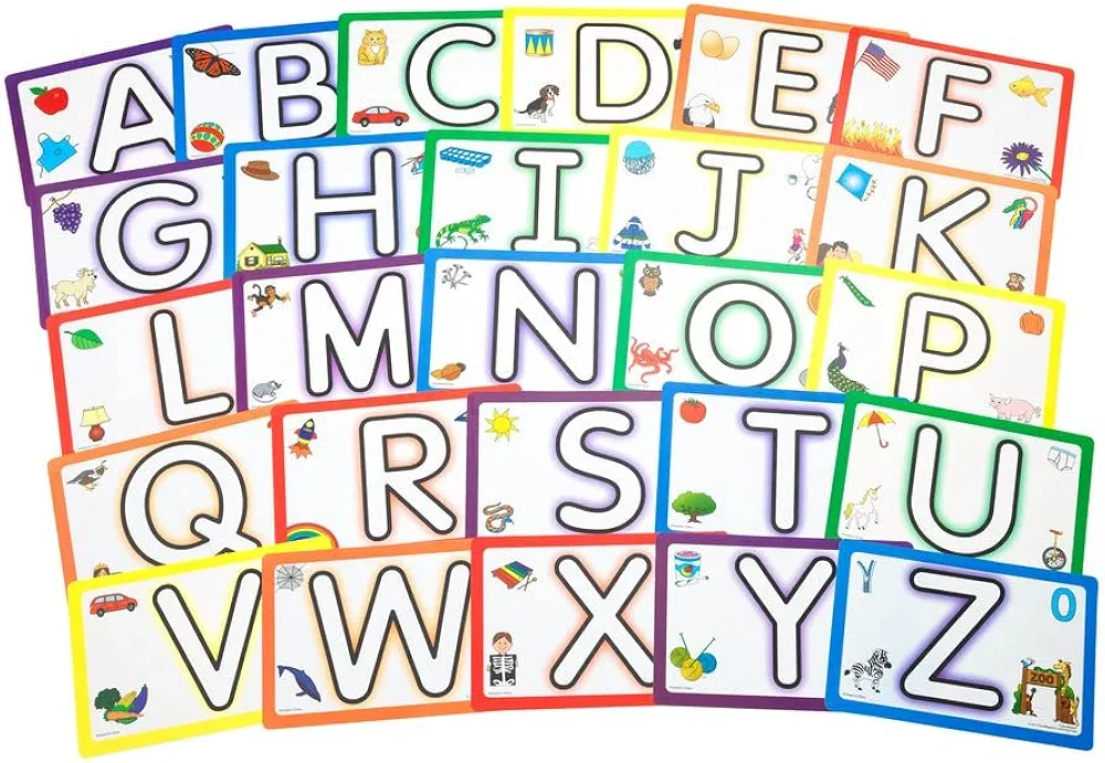 Colorations ABC Modeling Mats, Set of 26
