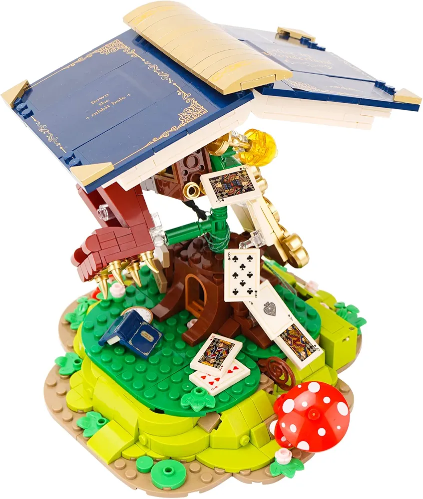 Vinbosion Fairytale Building Blocks Set, Building Toys for Adults and Children, Educational Toys, Book Toys Gift (Weightless World)