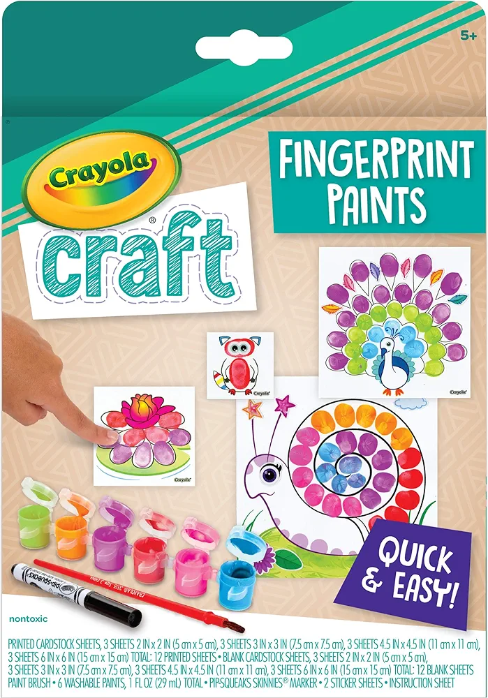 Crayola Craft Fingerprint Paints