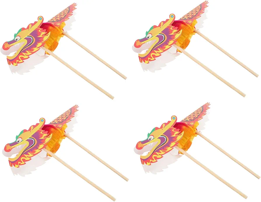 Vaguelly 30 Sets Latte Dragon Puzzle Toys Folding Dragon Toy Ball Arts and Crafts for Kids Chinese Dragon Kids Educational Toys Childrens Toys Lovely Craft Materials Stickers Props Paper