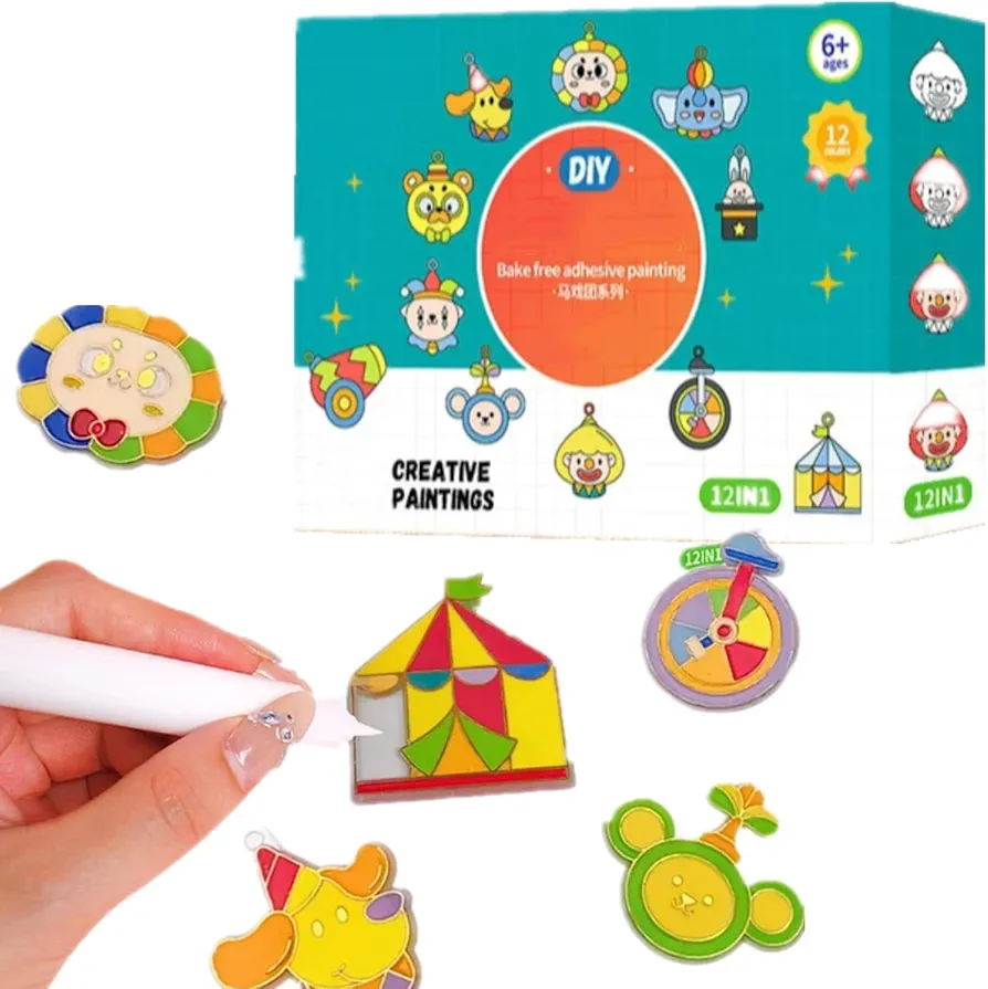Eco-Friendly Reusable Painting Kits for Kids,Painting Craft Kit and Art Set for Kids,Toddler Arts and Crafts Drawing Activities Toys Gifts for Boys and Girls Ages 4 5 6 7 8+ Birthday Gift (3pcs)