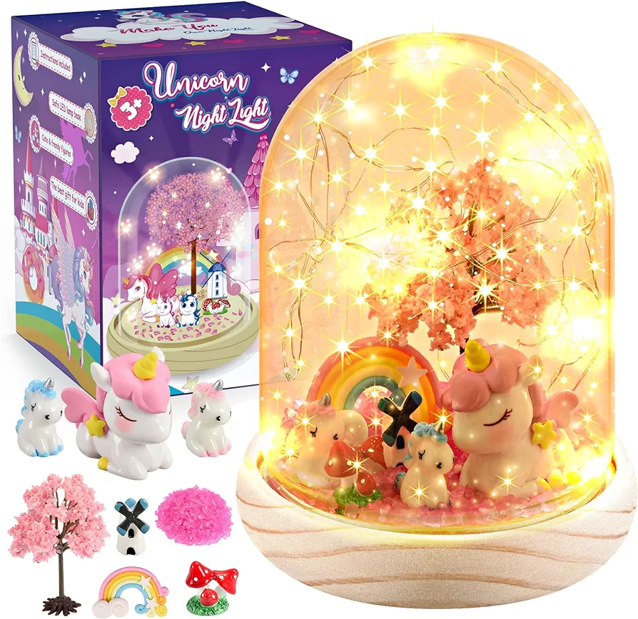 SYOKZEY Unicorn Craft Kits for Kids Age 3-8 - Handmade Toys & Games for Girls - Halloween & Christmas Stocking Stuffers