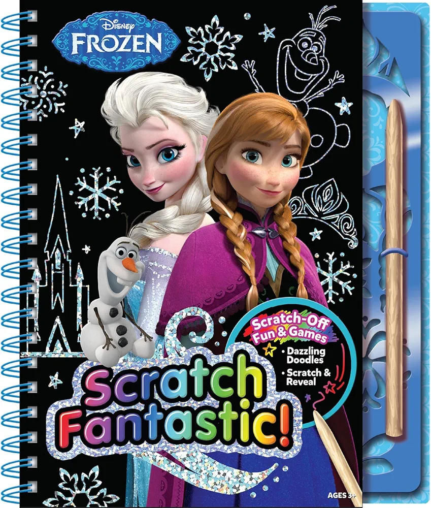 Bendon Disney Frozen Elsa & Anna Coloring and Activity Book Scratch Fantastic (Scratch Off)