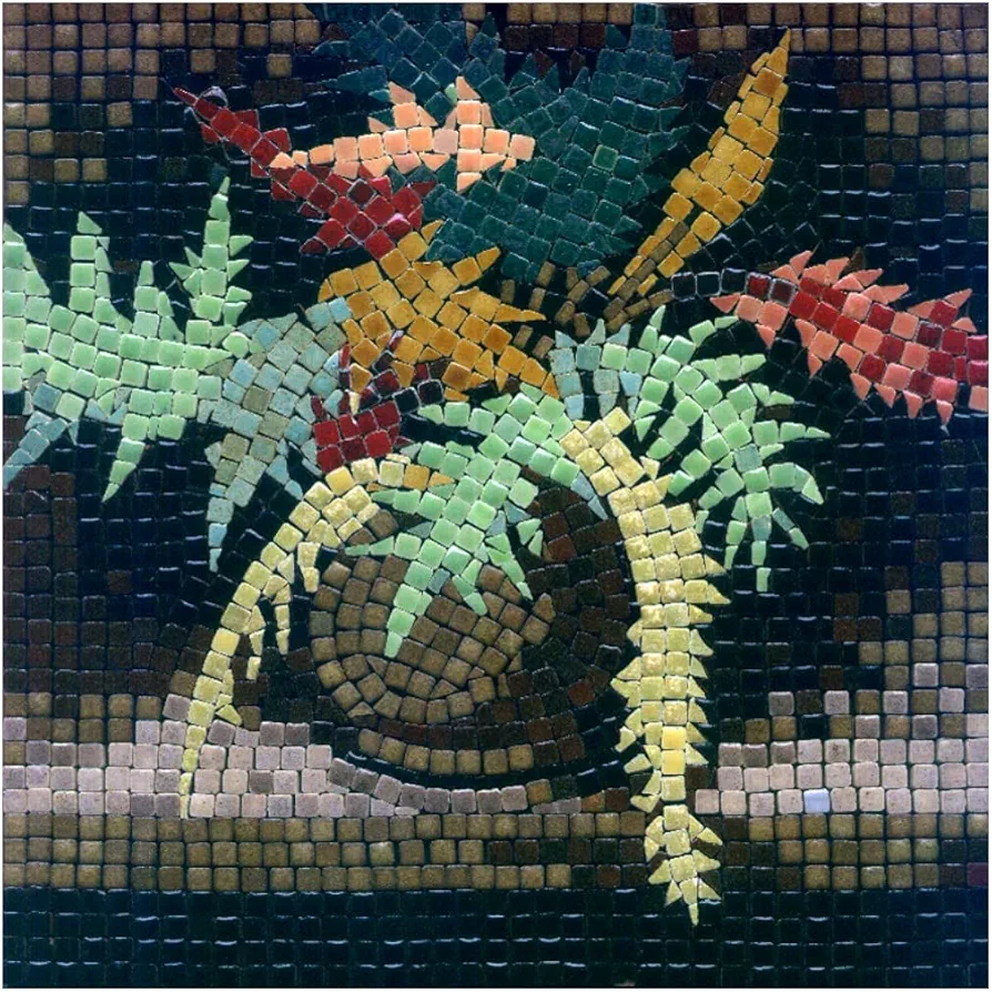 Make a Real Mosaic Art Piece with Our Do-It-Yourself Kit, Square 7 inches(20cm) Aquarium