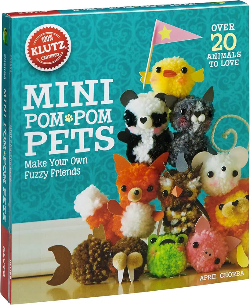 Klutz Mini Pom-Pom Pets 8" Length x 1.25" Width x 9" Height