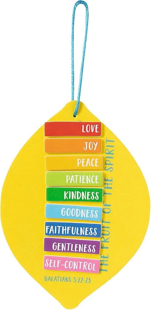 Fun Express Religious Fruit of The Spirit Sign Craft Kit – Makes 12