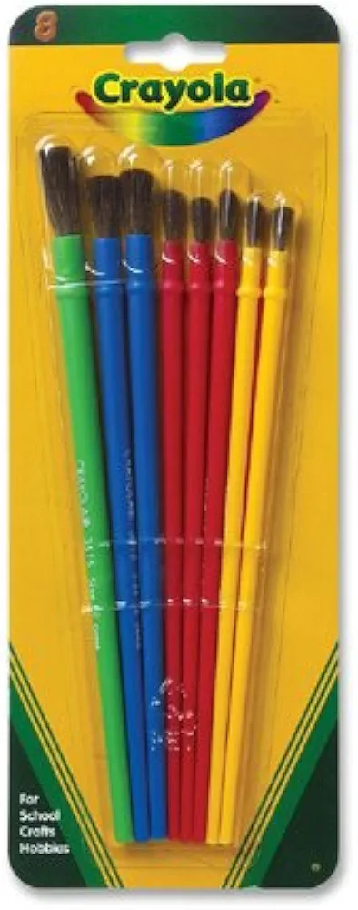 Crayola 05-3516 8 Pack Crayola Arts And Crafts Brush Set