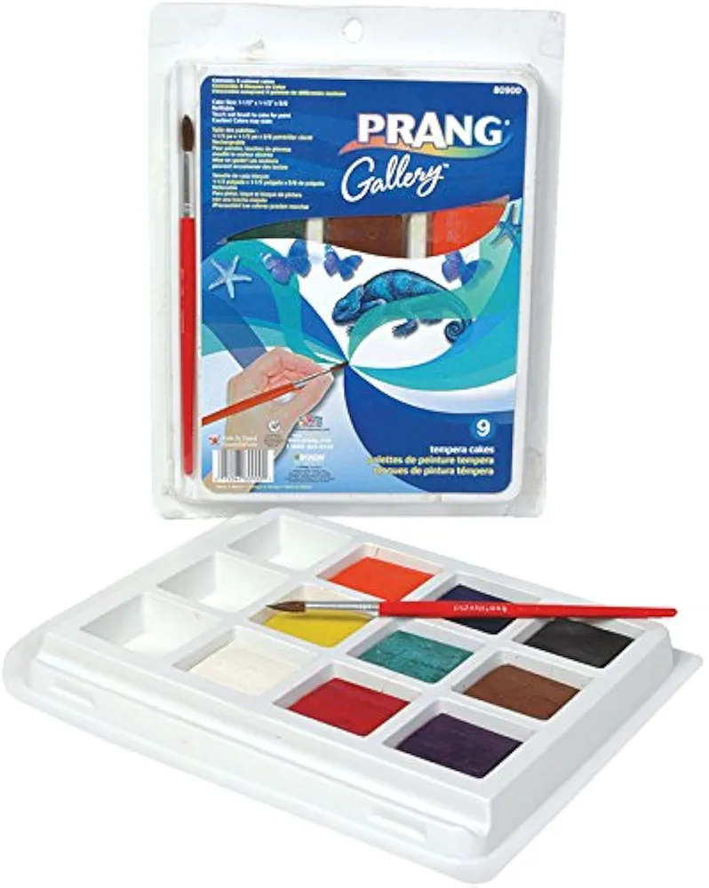 Prang Gallery Tempera Cake Set Arts & Crafts Arts & Crafts Dix80900 Dixon Ticonderoga Company