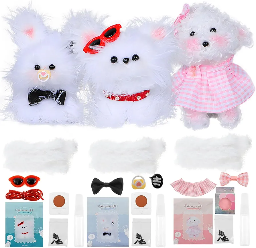 Pipe Cleaners Craft Kit DIY Pipe Cleaners Set Art and Crafts Kit Cute Animals Pipe Cleaners Kit for Beginners includes Supplies Instruction Soft Pipe Cleaners Craft Great Best Craft Project Kids (04)