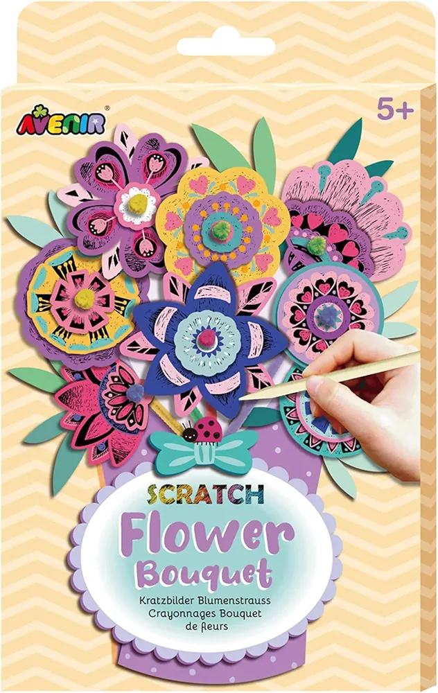 Avenir - Scratch Art - Bouquet - Flower