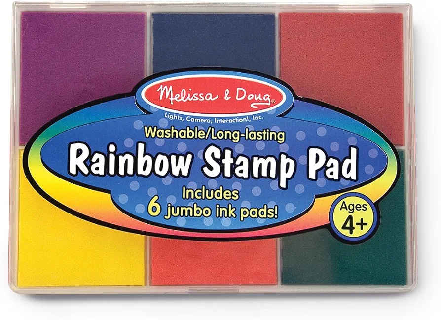 Rainbow Stamp Pad Arts & Crafts Kit [Set of 2]