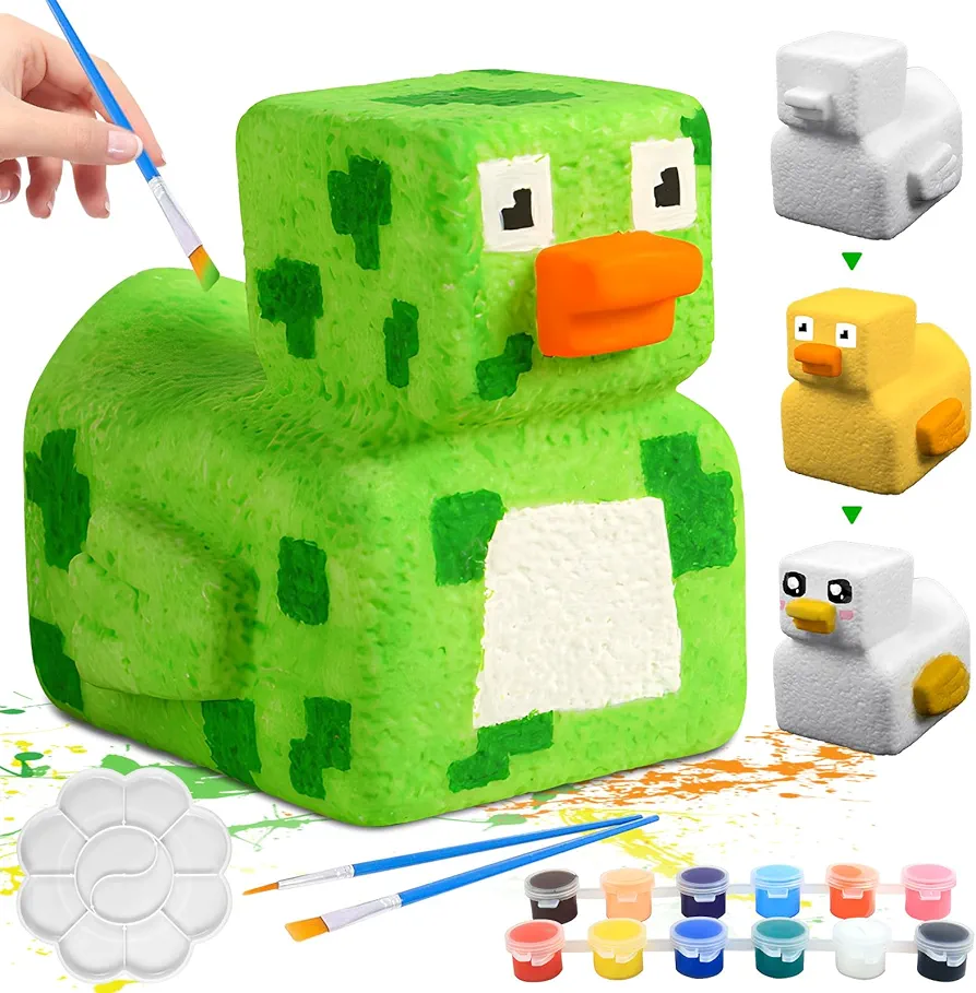 kykake Paint Your Own Sheep Lamp Art Kit, DIY Cartoon Night Light Kids Crafts Toys, Suitability Arts and Crafts for Kids Ages 8-12, Art Supplies Toys Stuffed Birthday Party Favors