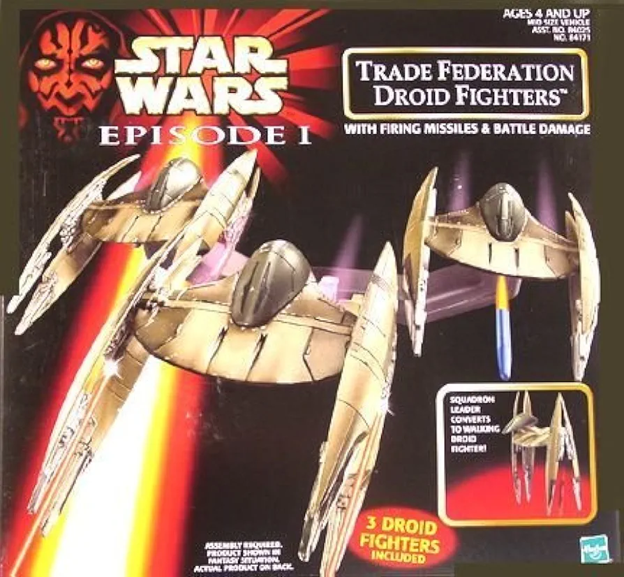 Star Wars Droid Fighter Set For Figures