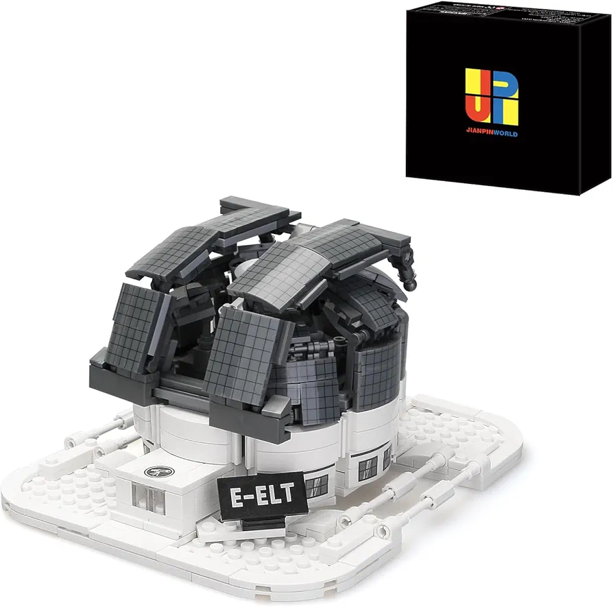 JIANPINWORLD Australian Extremely Large Telescope Cool Space Telescope Blocks Model Kit Creative Building Set with Base for Children and Adults Mini Bricks 621 PCS 66009