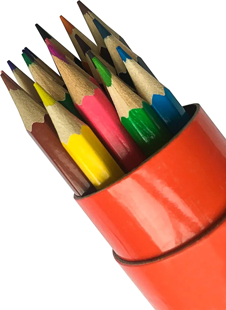 TENPEN -18-Color Colored Pencils Set For Adults And Kids/Vibrant Colors,Drawing Pencils for Sketch, Arts, Coloring Books (Cylinder)