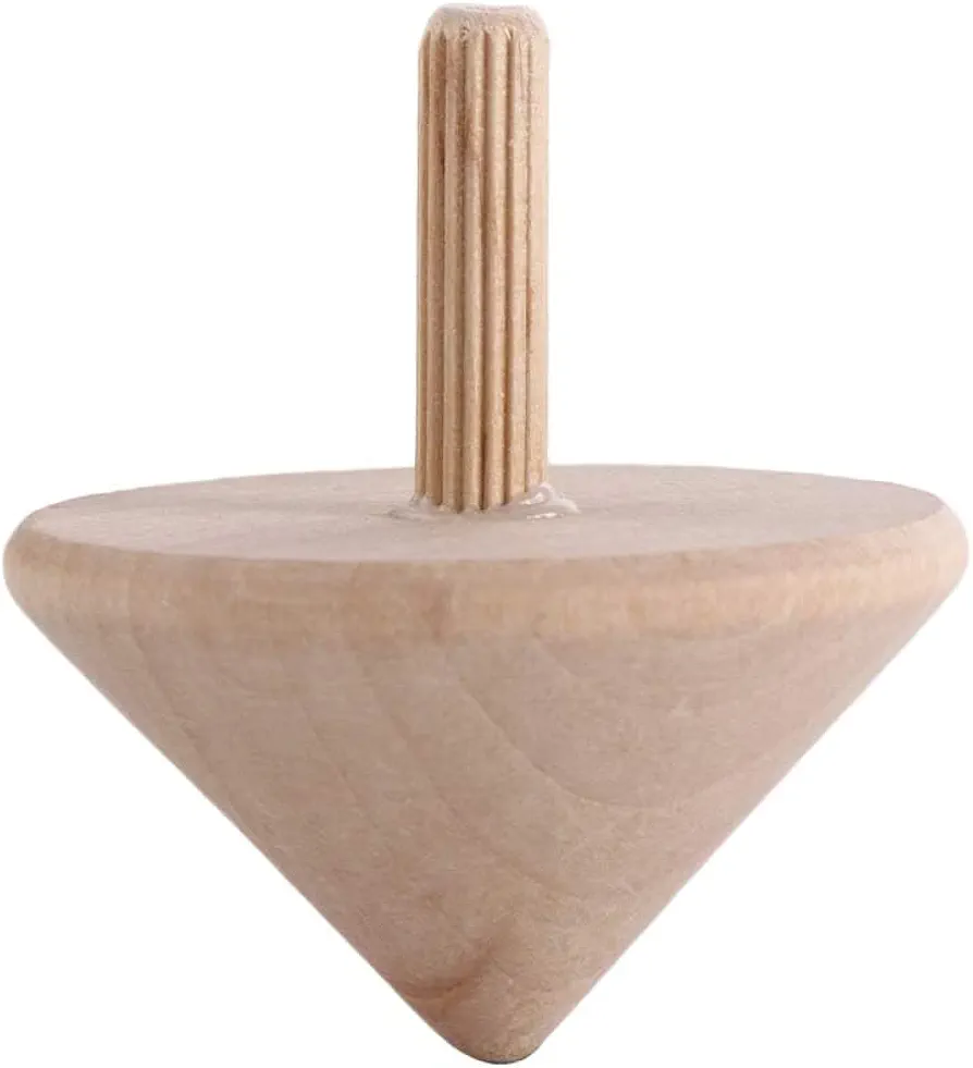 Wooden Spinning Tops Rotate Gyro DIY Gyroscope Toys Spinning Top for Children Kindergarten Toy Art Craft