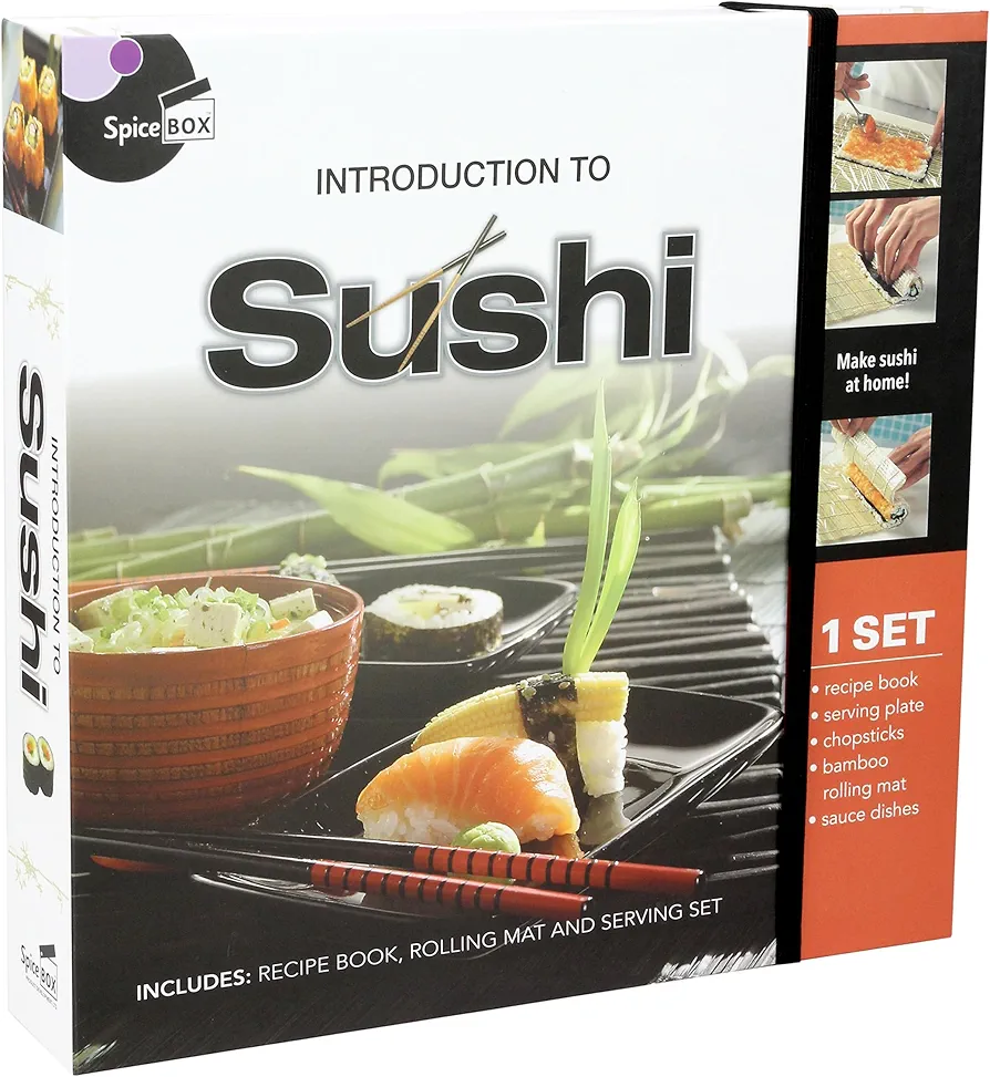 SpiceBox Introduction to Sushi Kit - Master The Art of Crafting Exquisite Sushi at Home