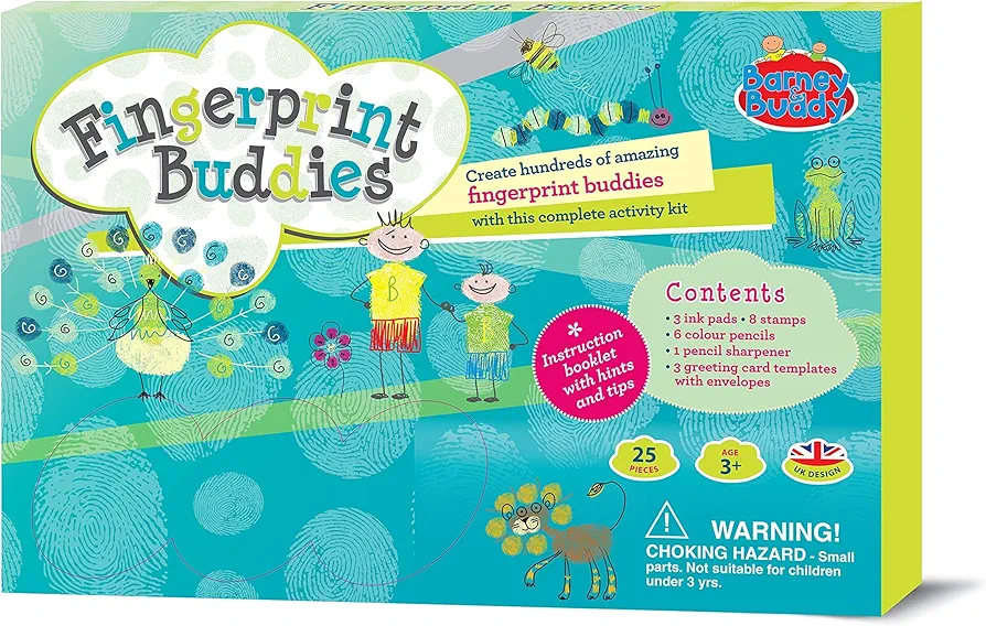 Fingerprint Buddies Craft Art Set Kids