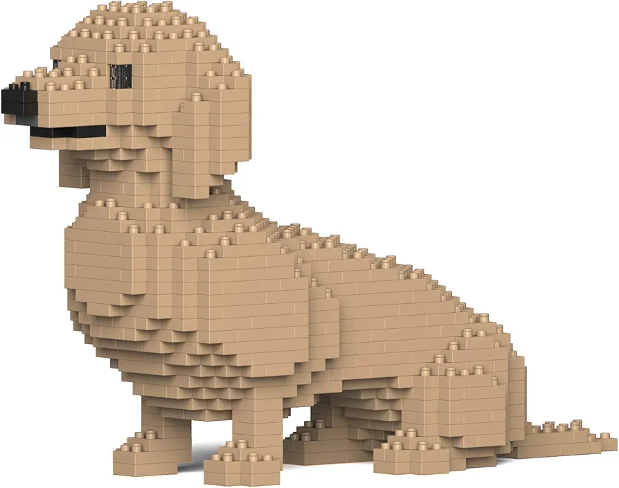 JEKCA Dachshund 03S-M03 | Plastic Building Blocks | Age 14+