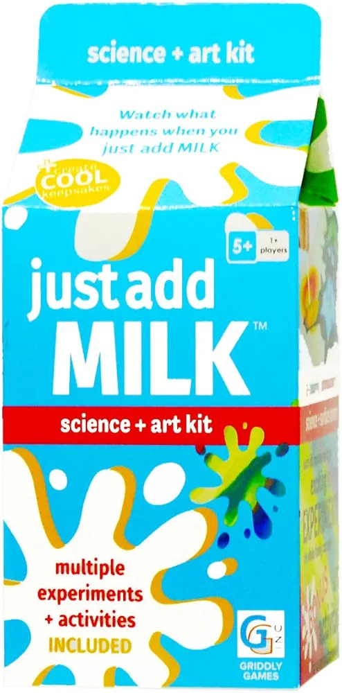 STEM Toys Art & Science Kits for Kids Age 8-12 Fun & Educational Science Toys, Engaging Kids Activity Kit, Perfect Science Kit for Hands-on Learning (Just Add Milk)