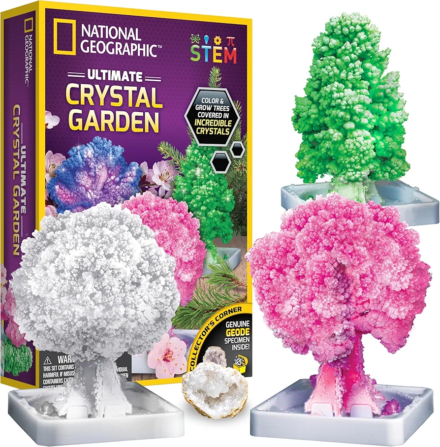 Craft Kits for Kids - Crystal Growing Kit - Grow a Crystal Garden in Just 6 Hours, Educational Craft includes Art Project, Geode, STEM Arts and Crafts for Girls (Amazon Exclusive)