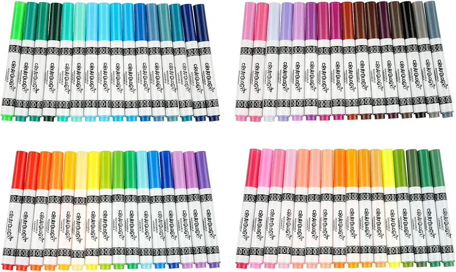 64ct Color Broad Line Washable Marker Set by Creatology™