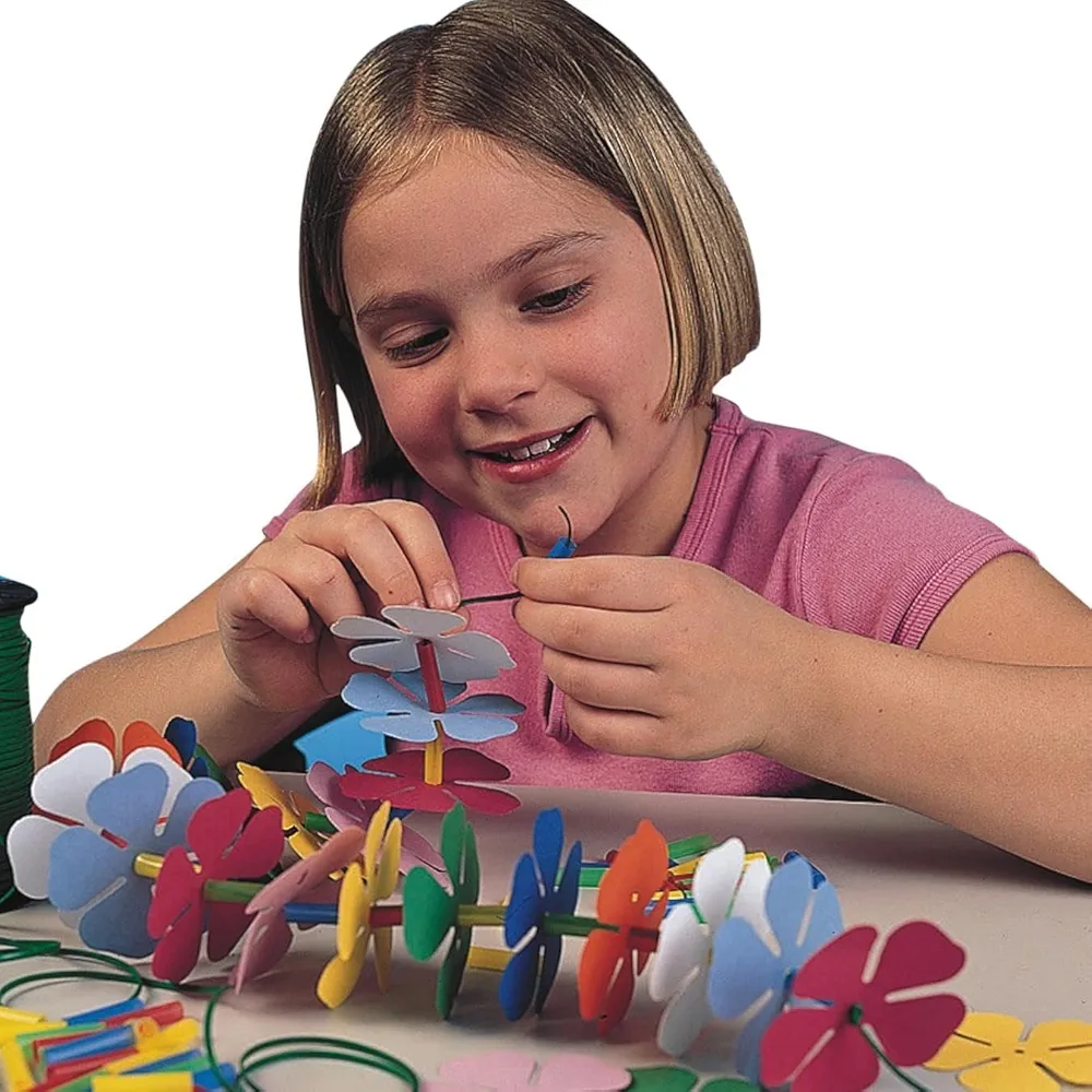 S&S Worldwide Aloha Leis Craft Kit (Pack of 24)
