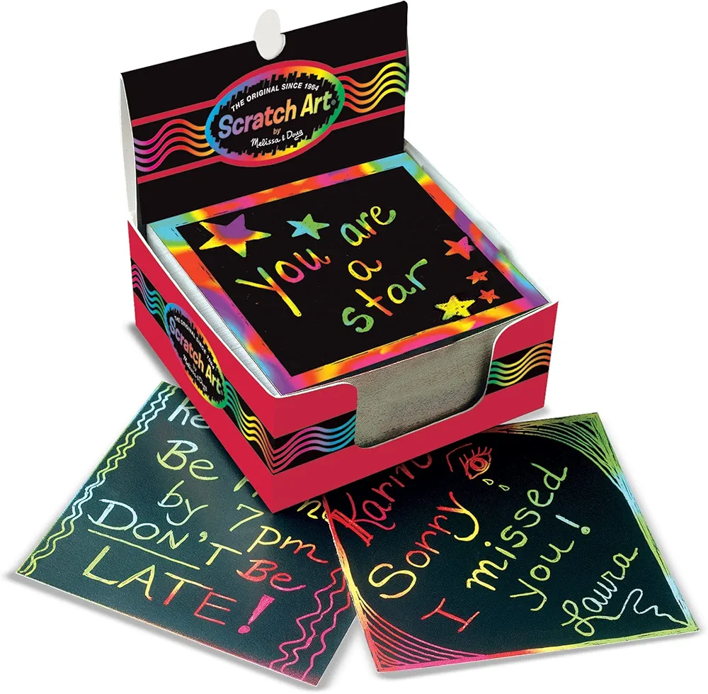 Scratch Art® Box of Rainbow Mini Notes