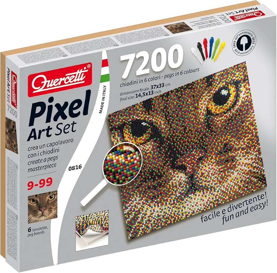 Quercetti Cat Pixel Art Set