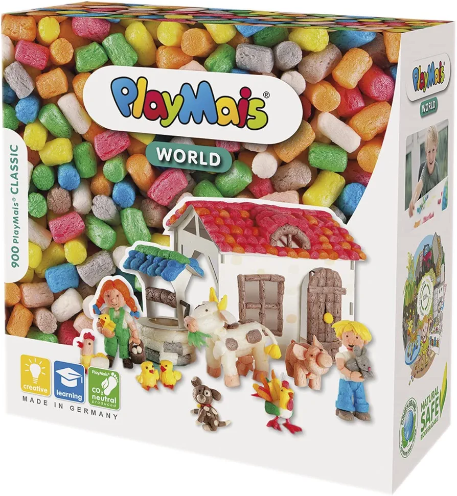 PlayMais World Farm - Educational Arts Crafts Modeling Kit