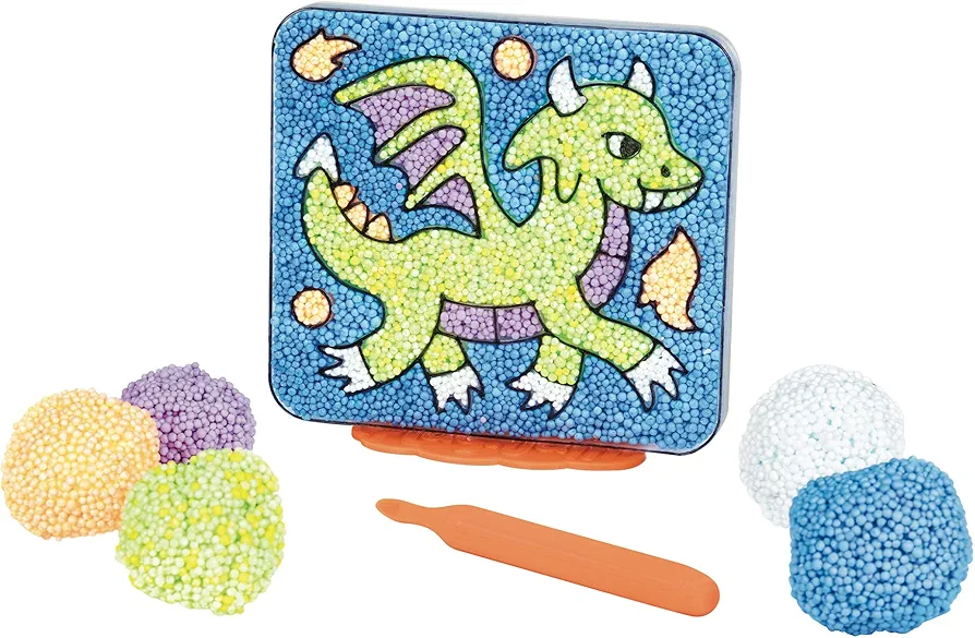 Educational Insights Color by Playfoam Dragon│Non-Toxic, Never Dries Out│Arts and Craft Activity for 5+