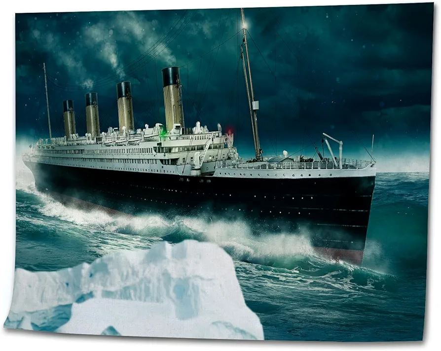 Ship Ride Atlantic DIY Digital Oil Painting Set Acrylic Oil Painting Arts Craft Paint by Number Kits for Adult Kids Beginner Children