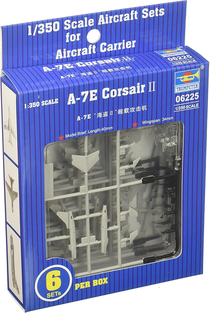 Trumpeter 1/350 A7E Corsair Aircraft Set for USS Nimitz (6-Box)